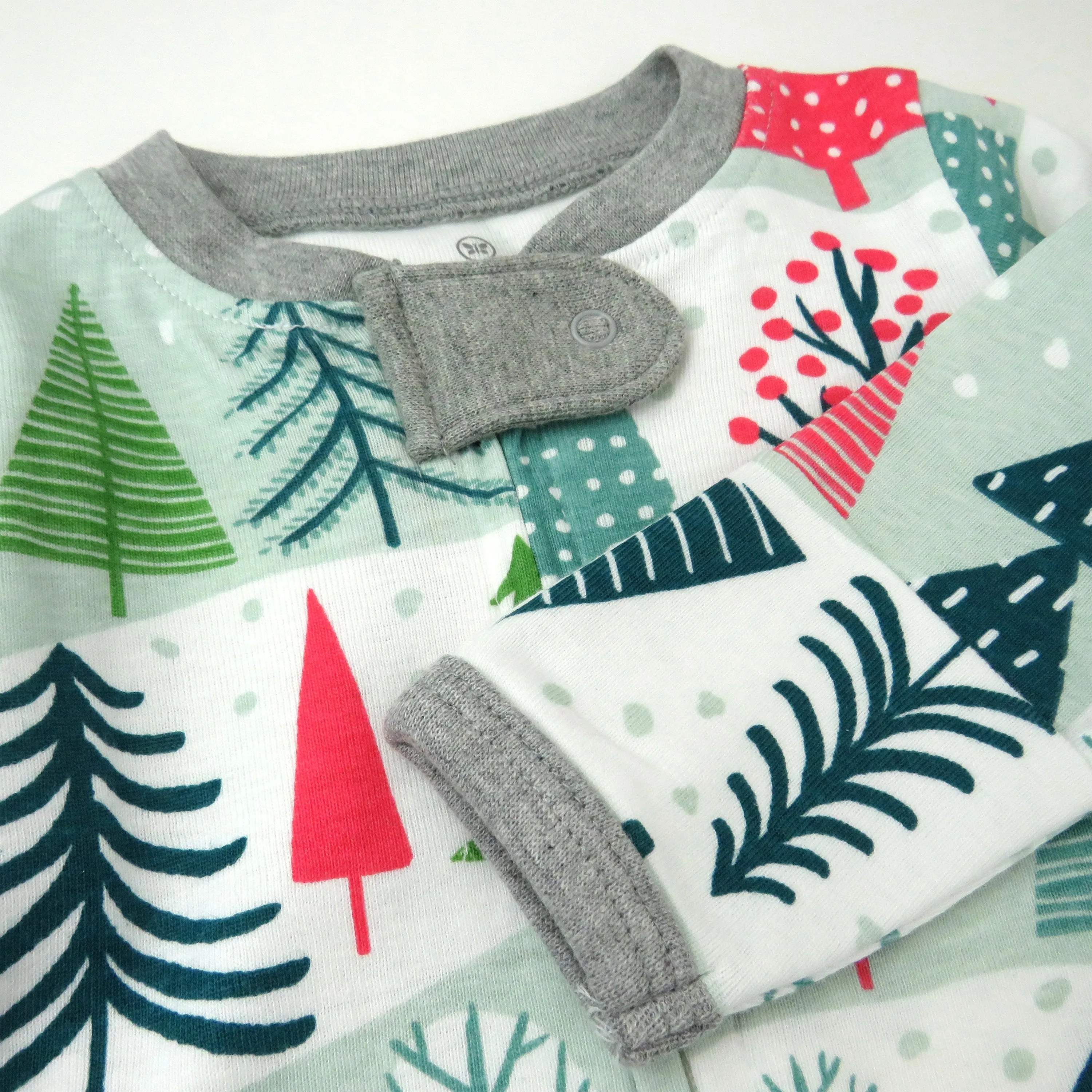 2-Pack Organic Cotton Holiday Sleep & Plays
