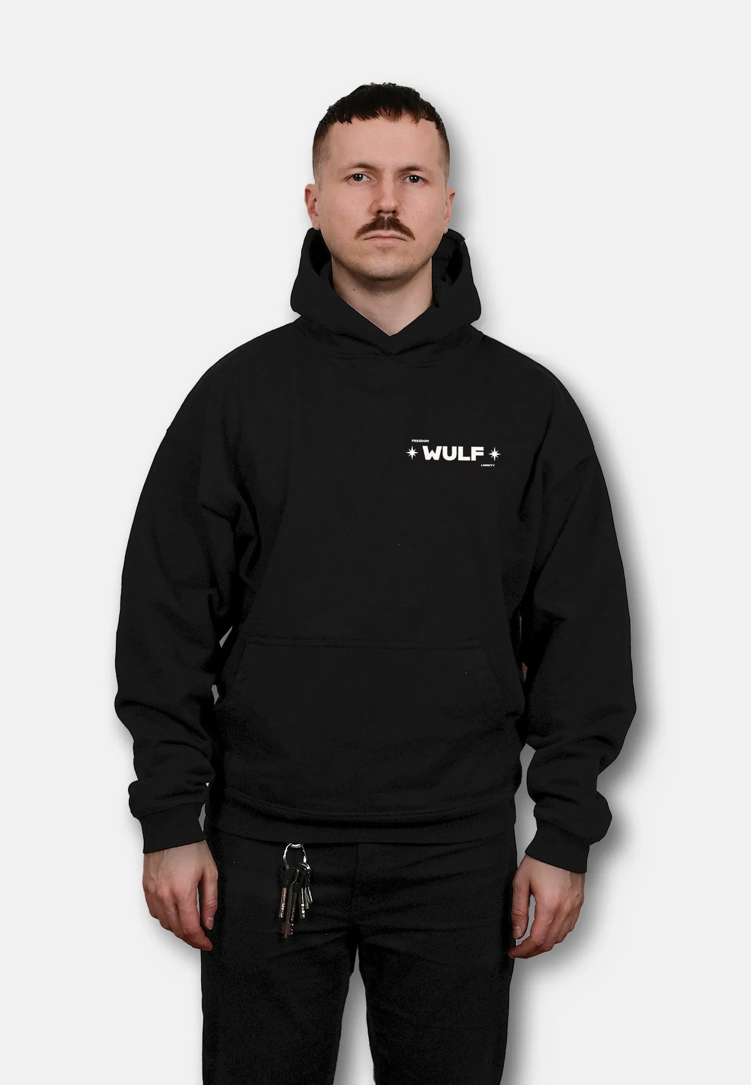 60°114 Hoodie Black