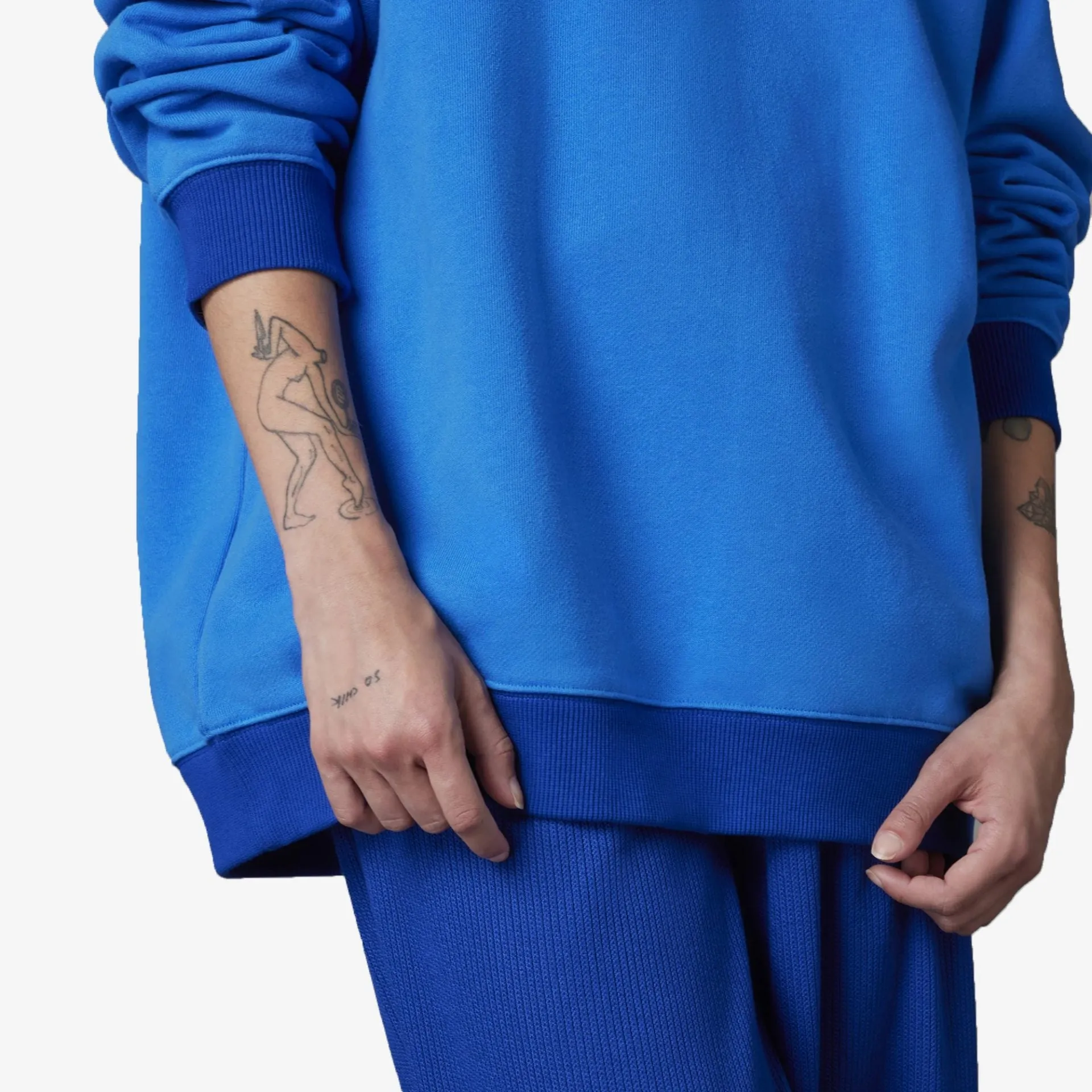 Adidas Originals | WMN'S ADICOLOR 70S SWEATSHIRT  { BLUE BIRD