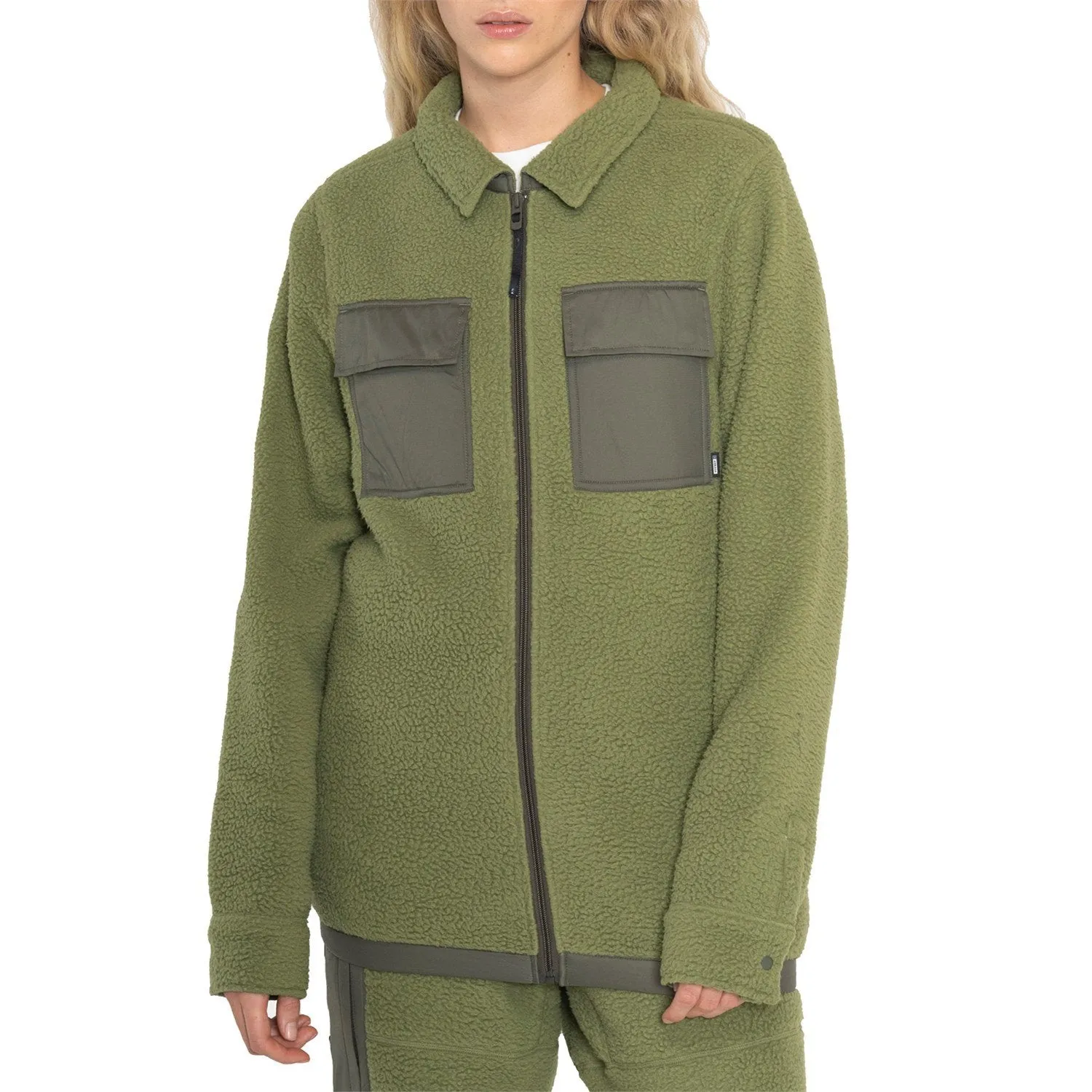 Armada Odus fleece shirt, green