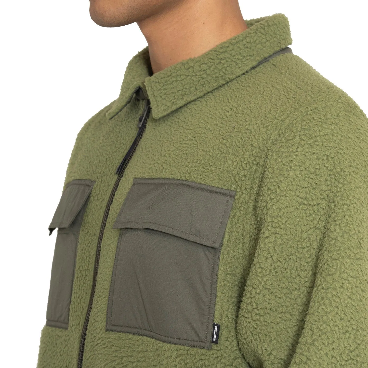 Armada Odus fleece shirt, green