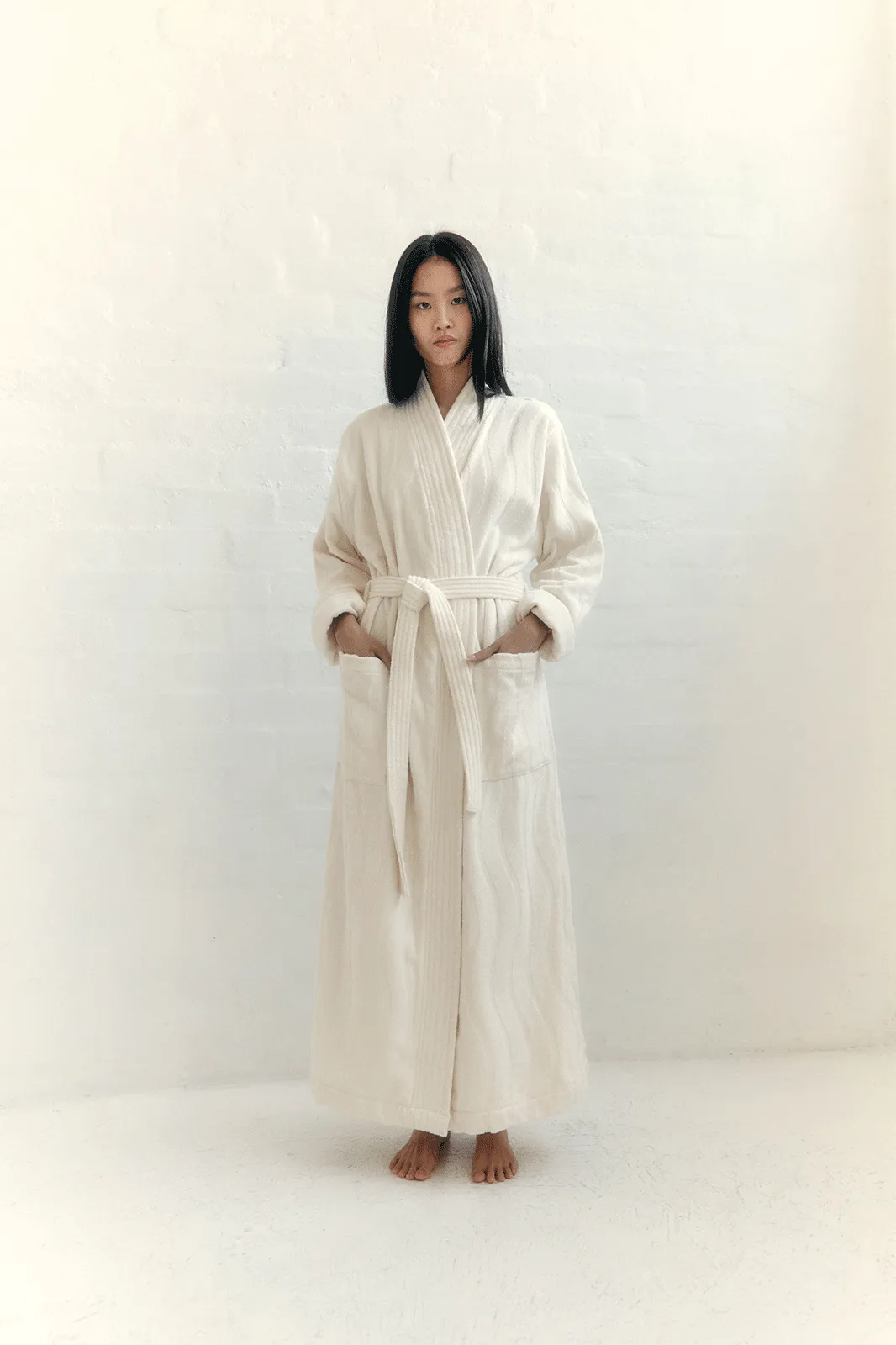 Bath Robe - Ivory