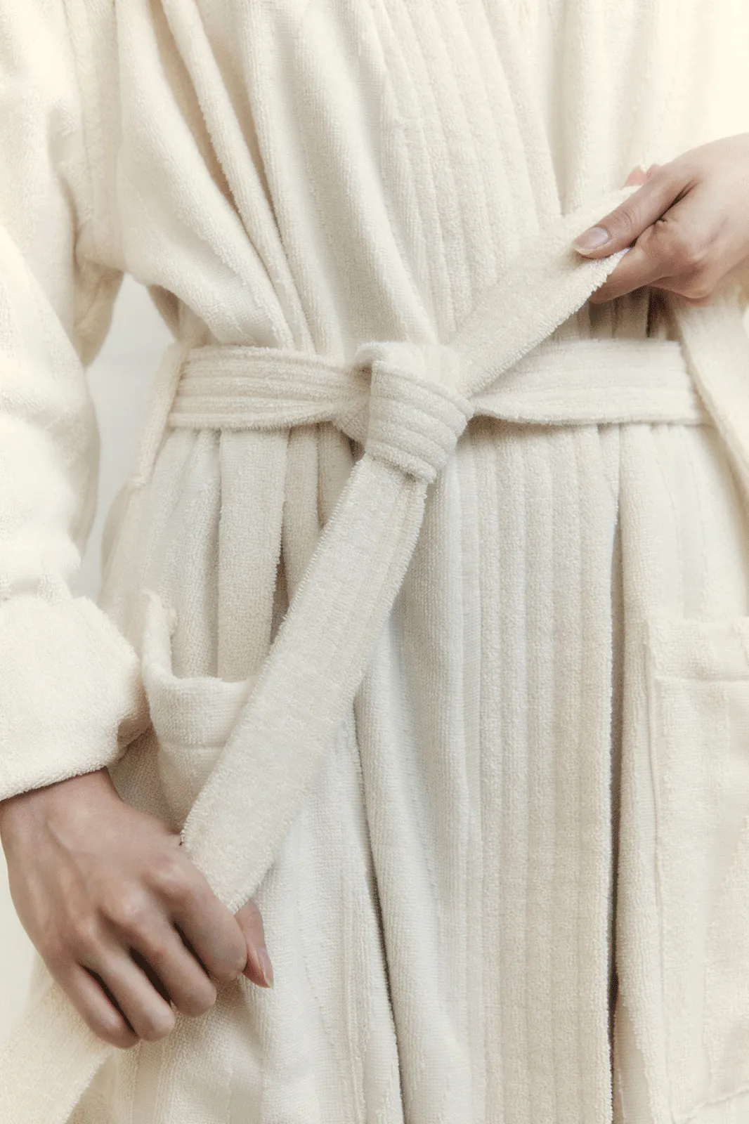 Bath Robe - Ivory