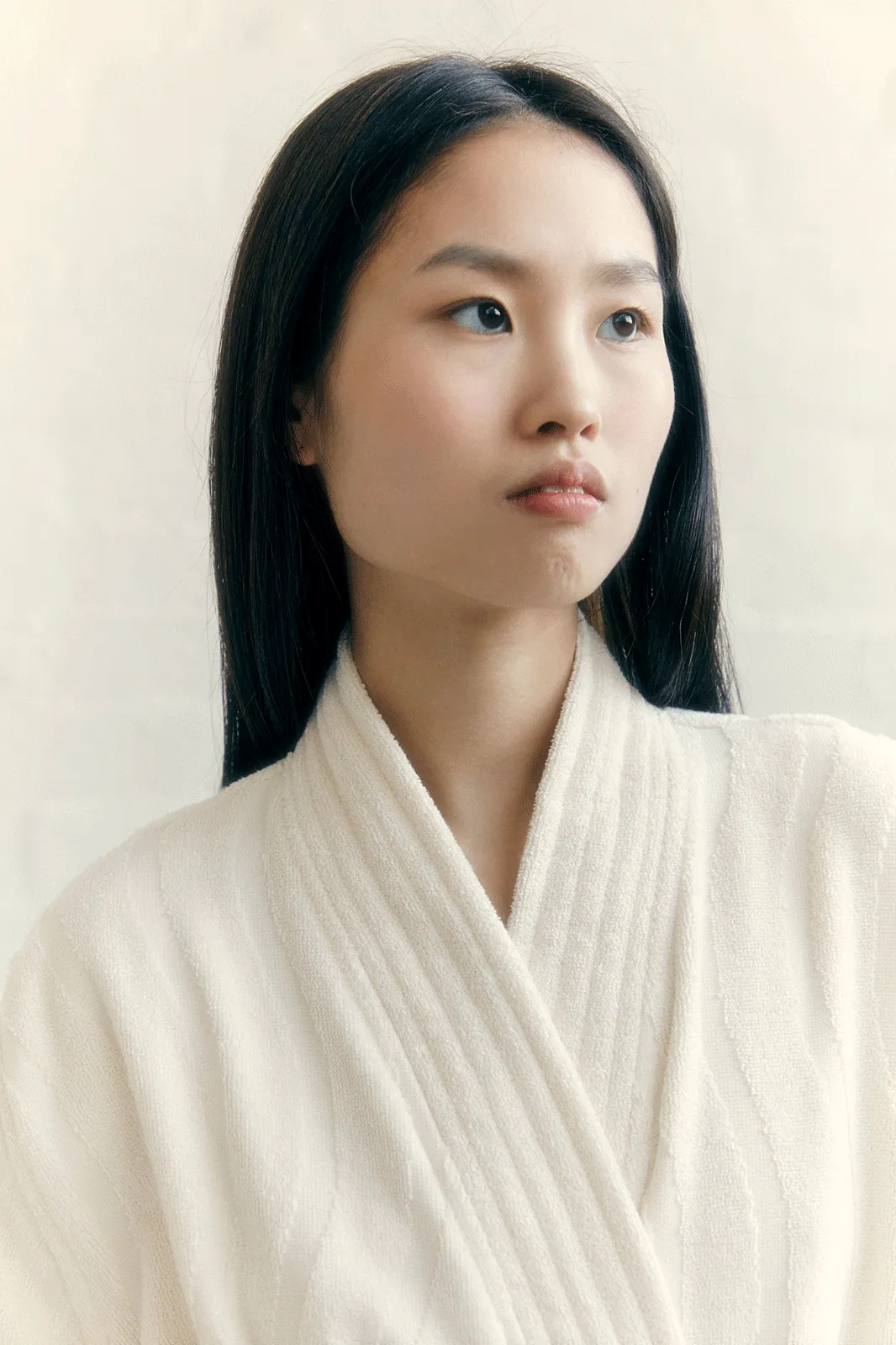 Bath Robe - Ivory