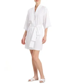 Bliss Harmony Lace Applique Wrap White