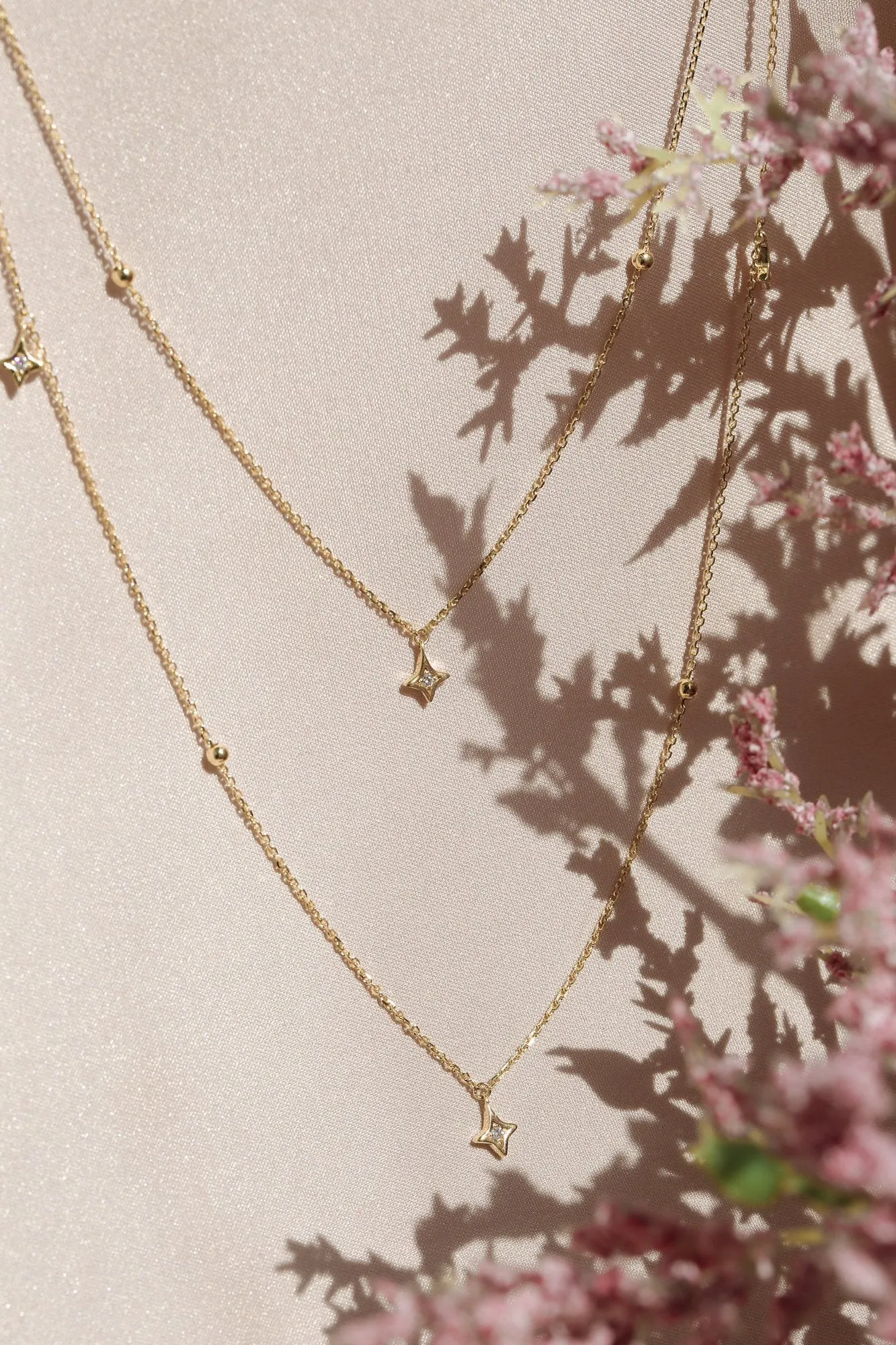 Bohemian Diamond Layered Necklace