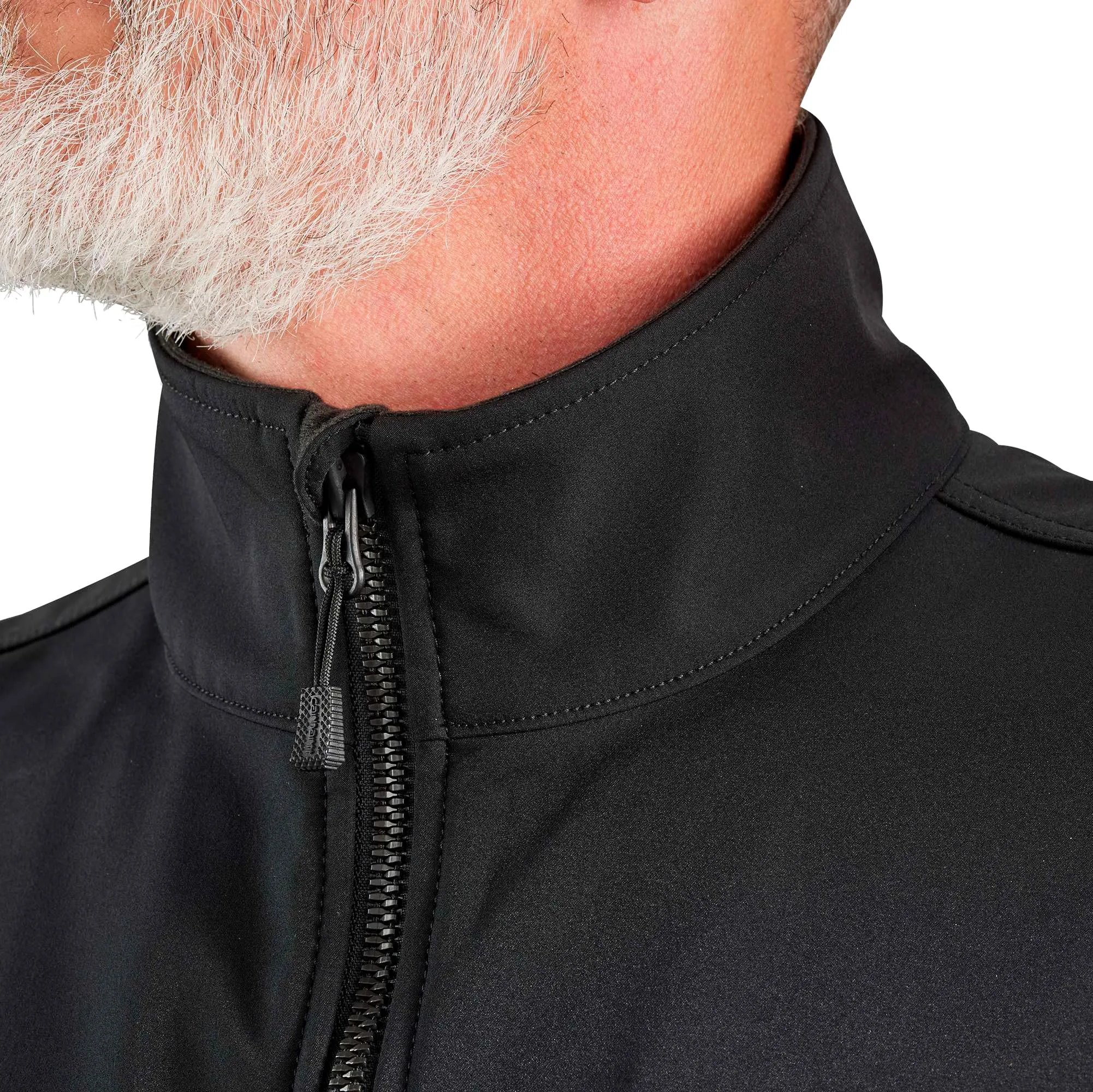 Carhartt 106439 Men's Big & Tall Rain Defender Relaxed Fit Softshell Vest, Black