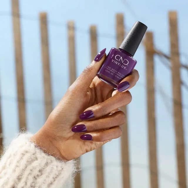 CND - Vinylux Topcoat & Verbena Velvet 0.5 oz - #388