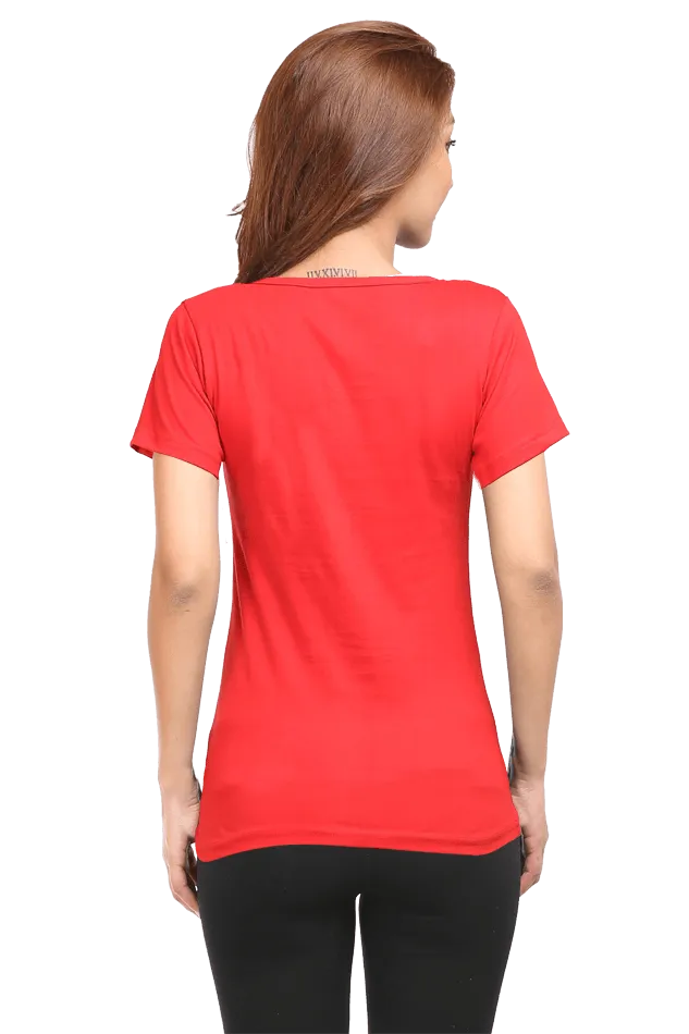 Dreaming Women's Round Neck Half Sleeve T-Shirt – Comfortable & Stylish Casual Tee
