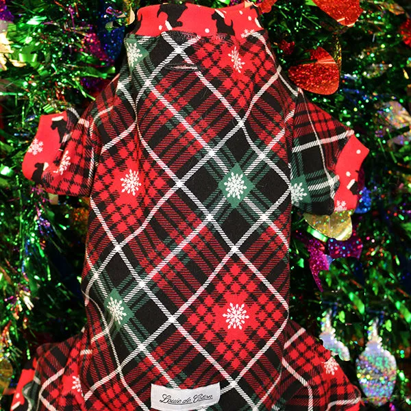 Handmade Cotton Pajamas - Snow Flakes