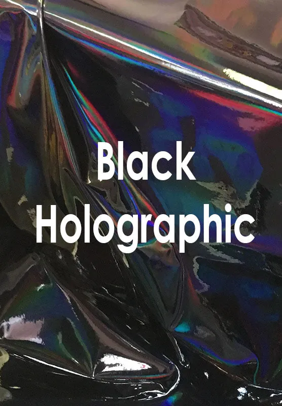 Holographic PVC Lace Up Skirt