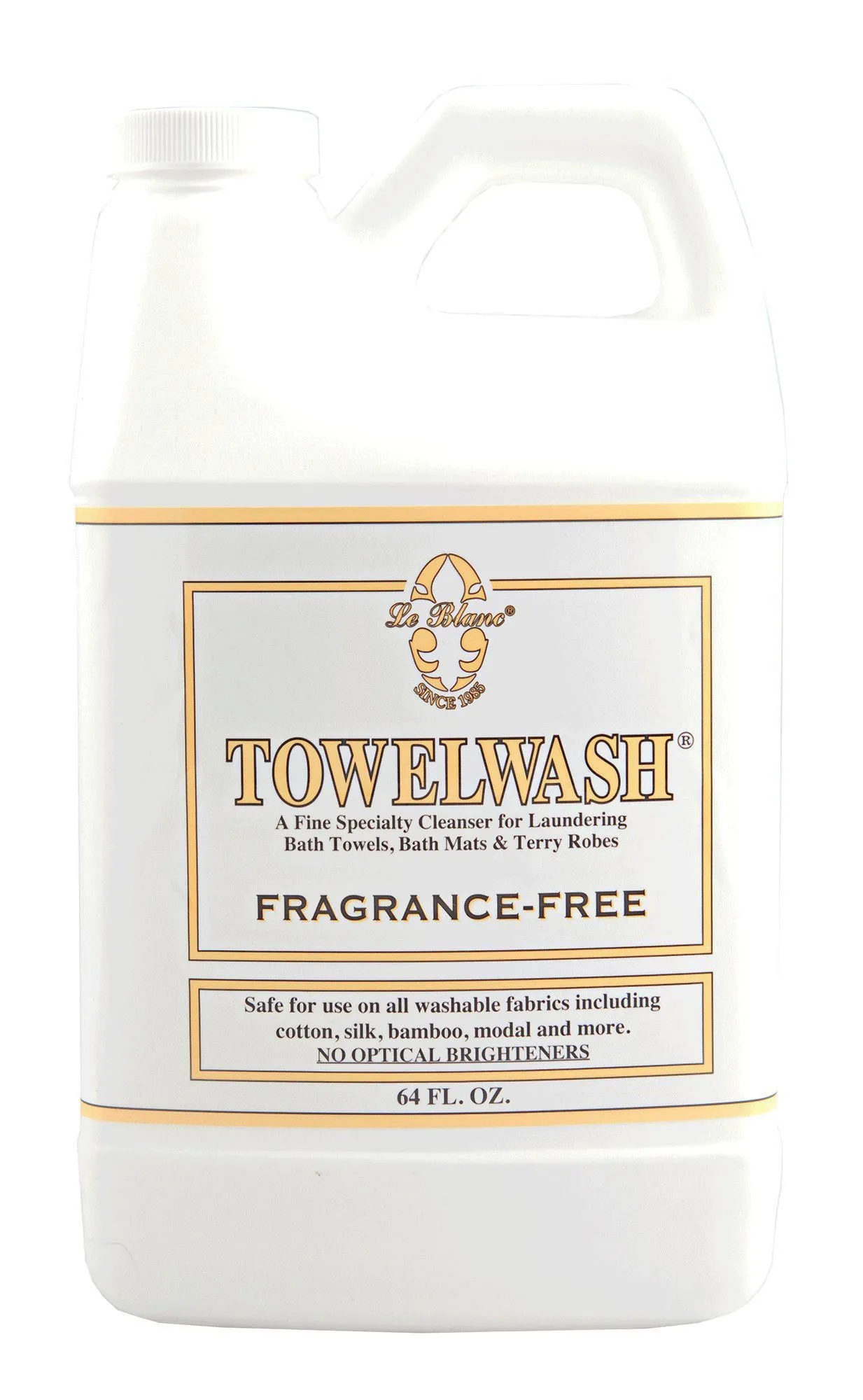 Le Blanc Towel Wash Fragrance Free – 64oz