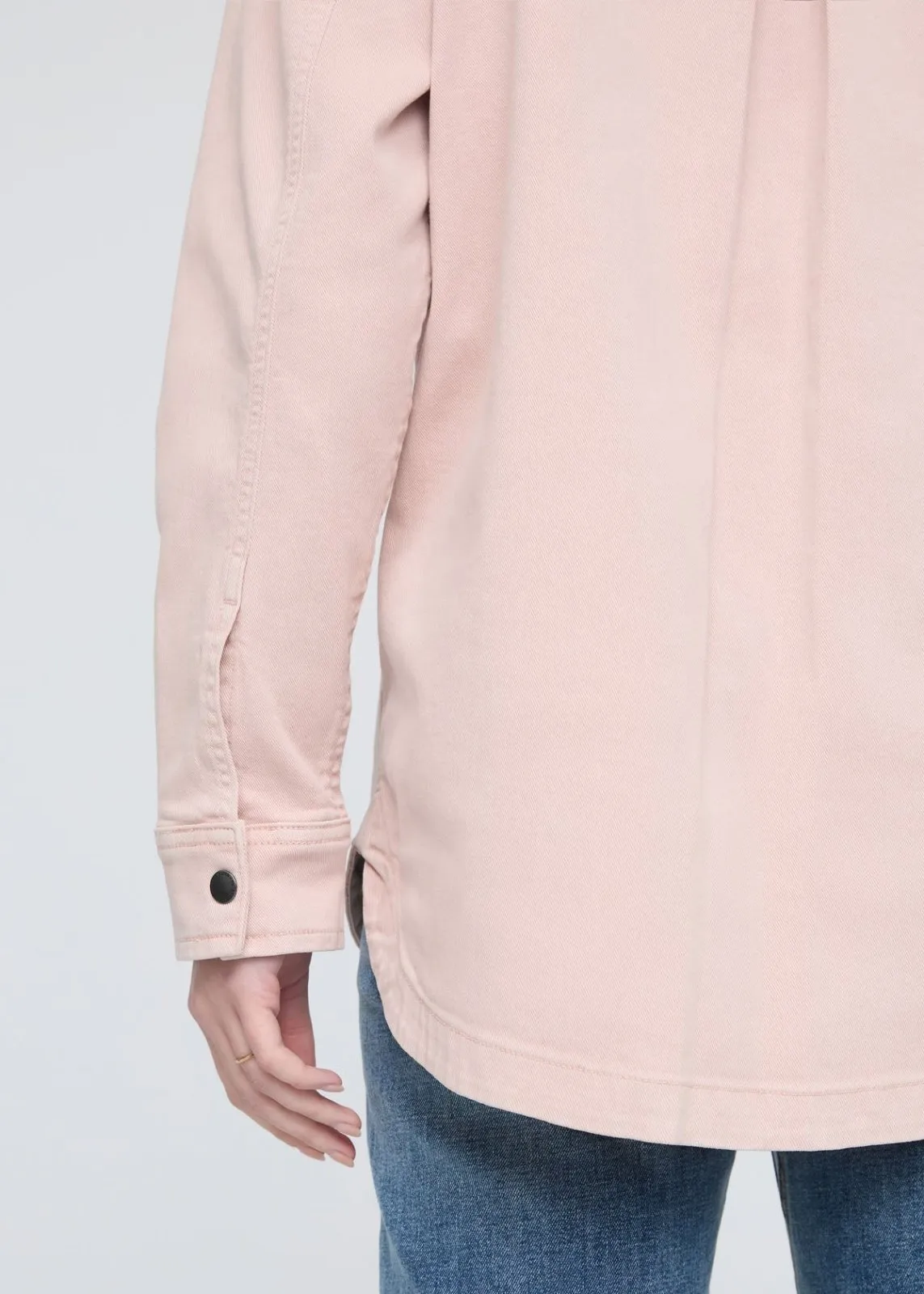 LuxTwill Overshirt -  Soft Rose