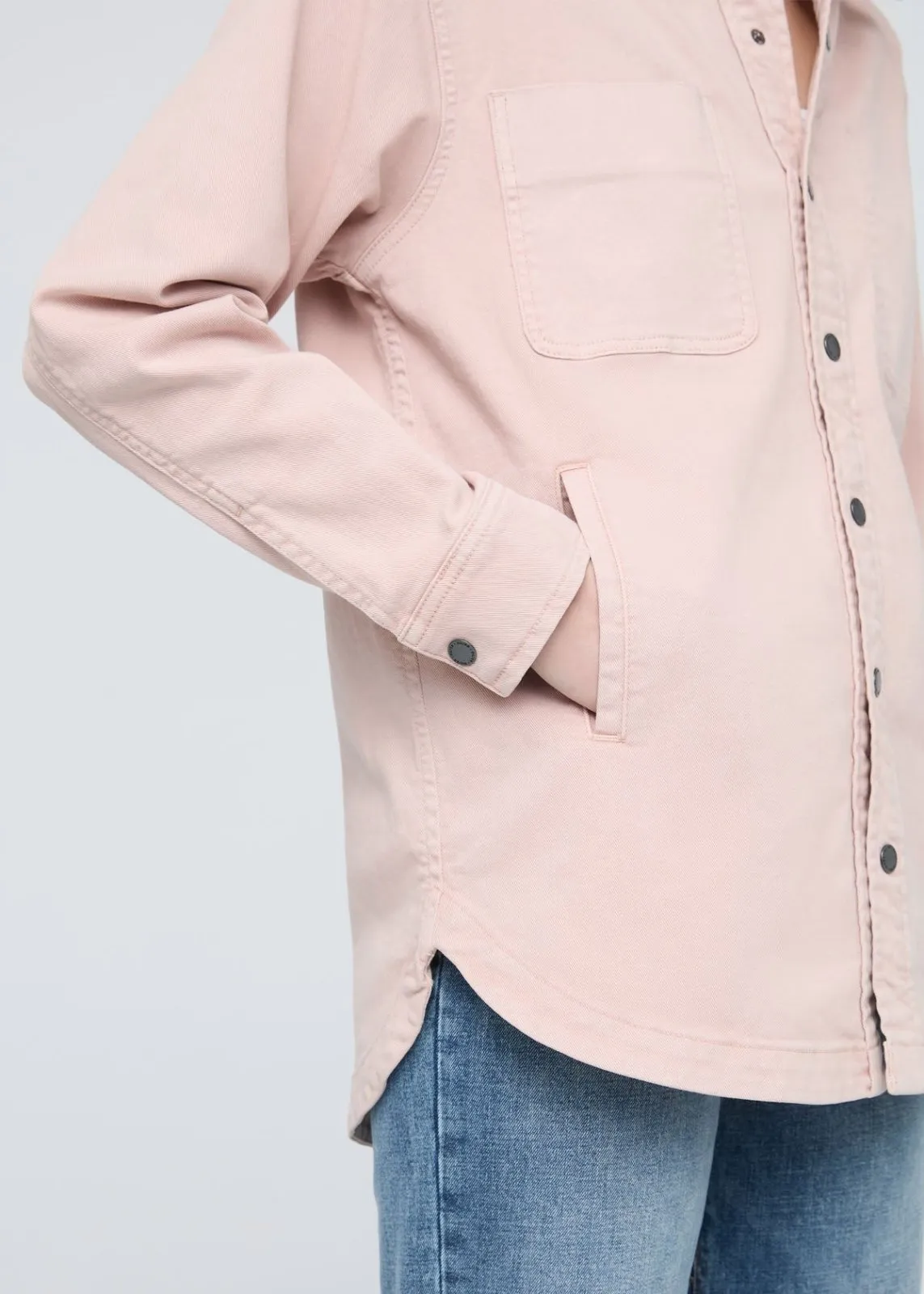 LuxTwill Overshirt -  Soft Rose