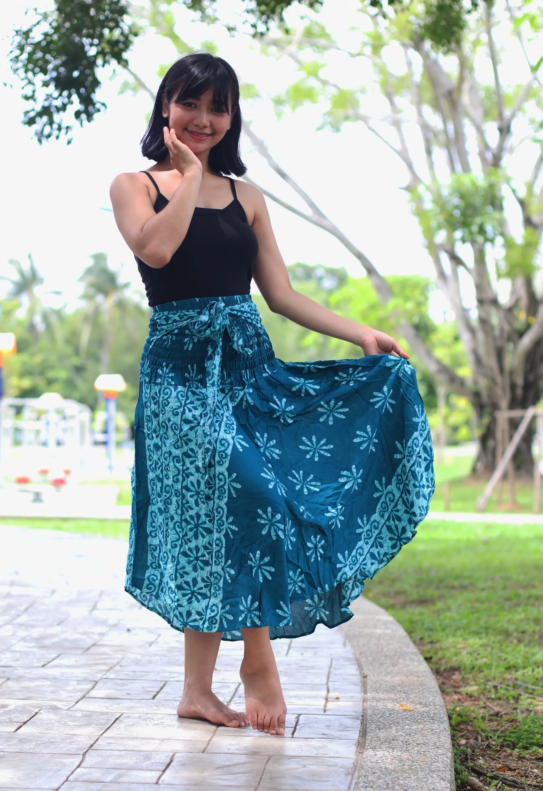 Maxi Skirts Women Dresses Hippie Boho Long Skirt Gyspy Floral Festival