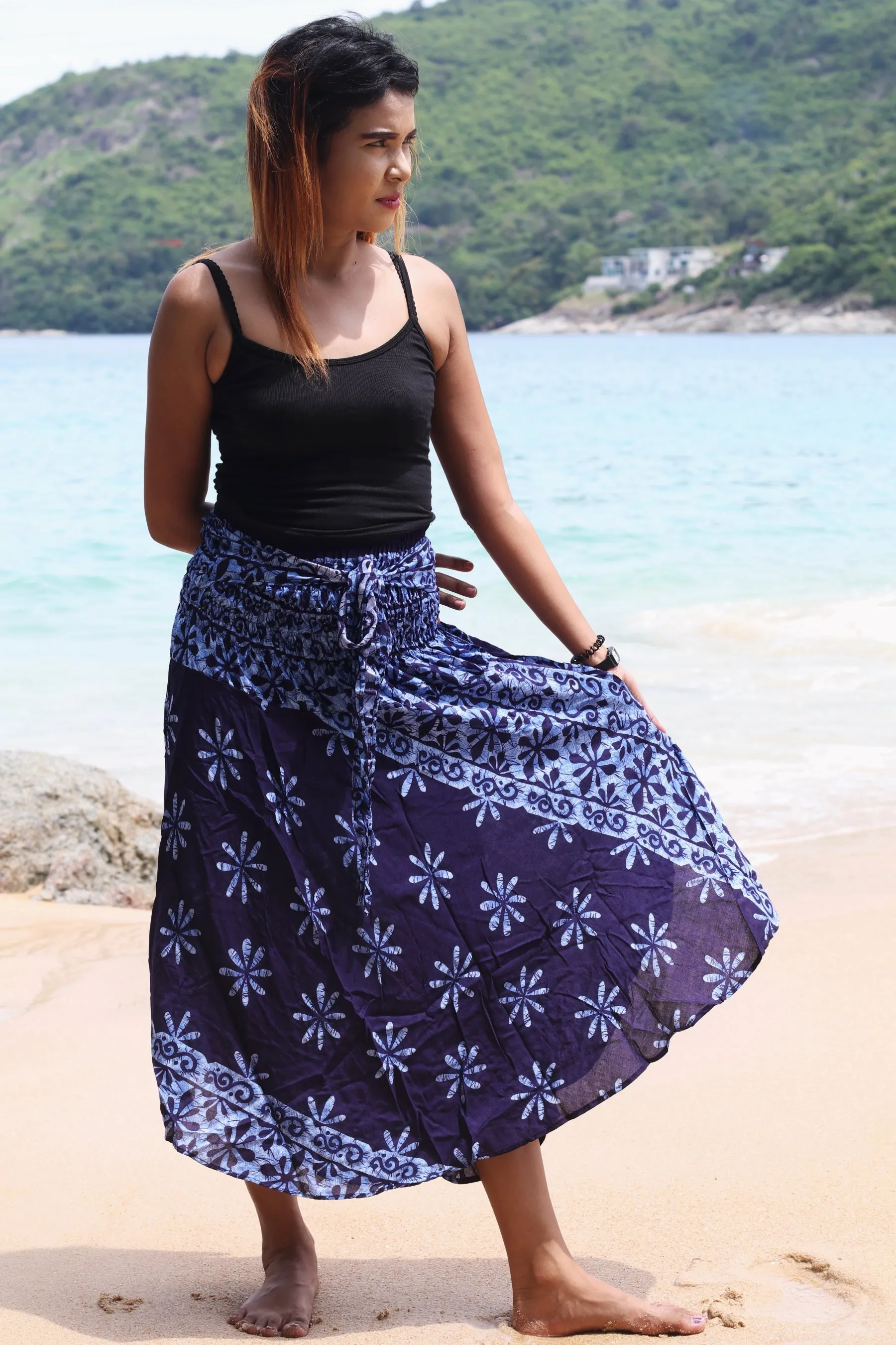 Maxi Skirts Women Dresses Hippie Boho Long Skirt Gyspy Floral Festival