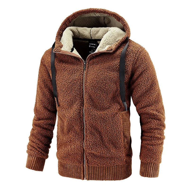 Men Thicken Hooded Jacket