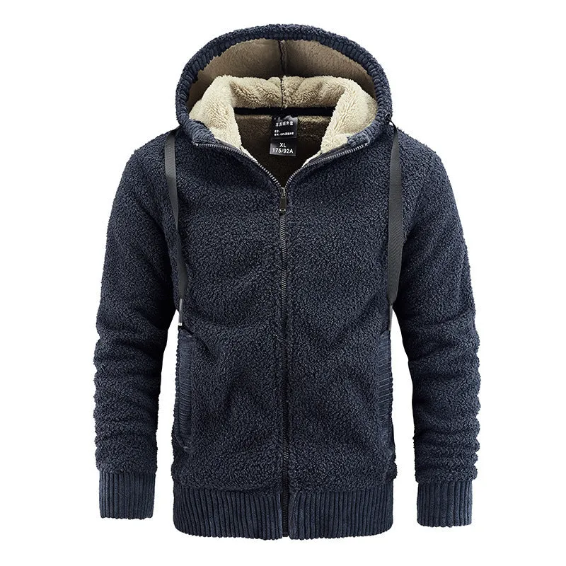 Men Thicken Hooded Jacket