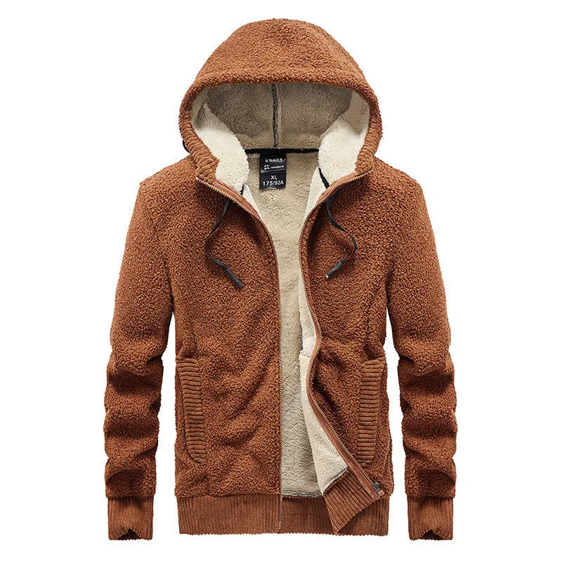 Men Thicken Hooded Jacket