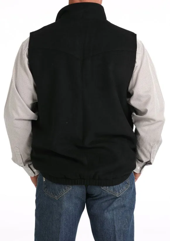 Men's Cinch CC Wooly Vest Black
