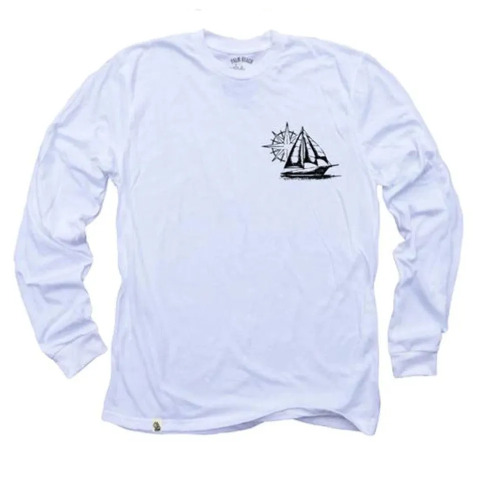 Nautical Sailing Long Sleeve Light Shirt (w/ Free Necklace)