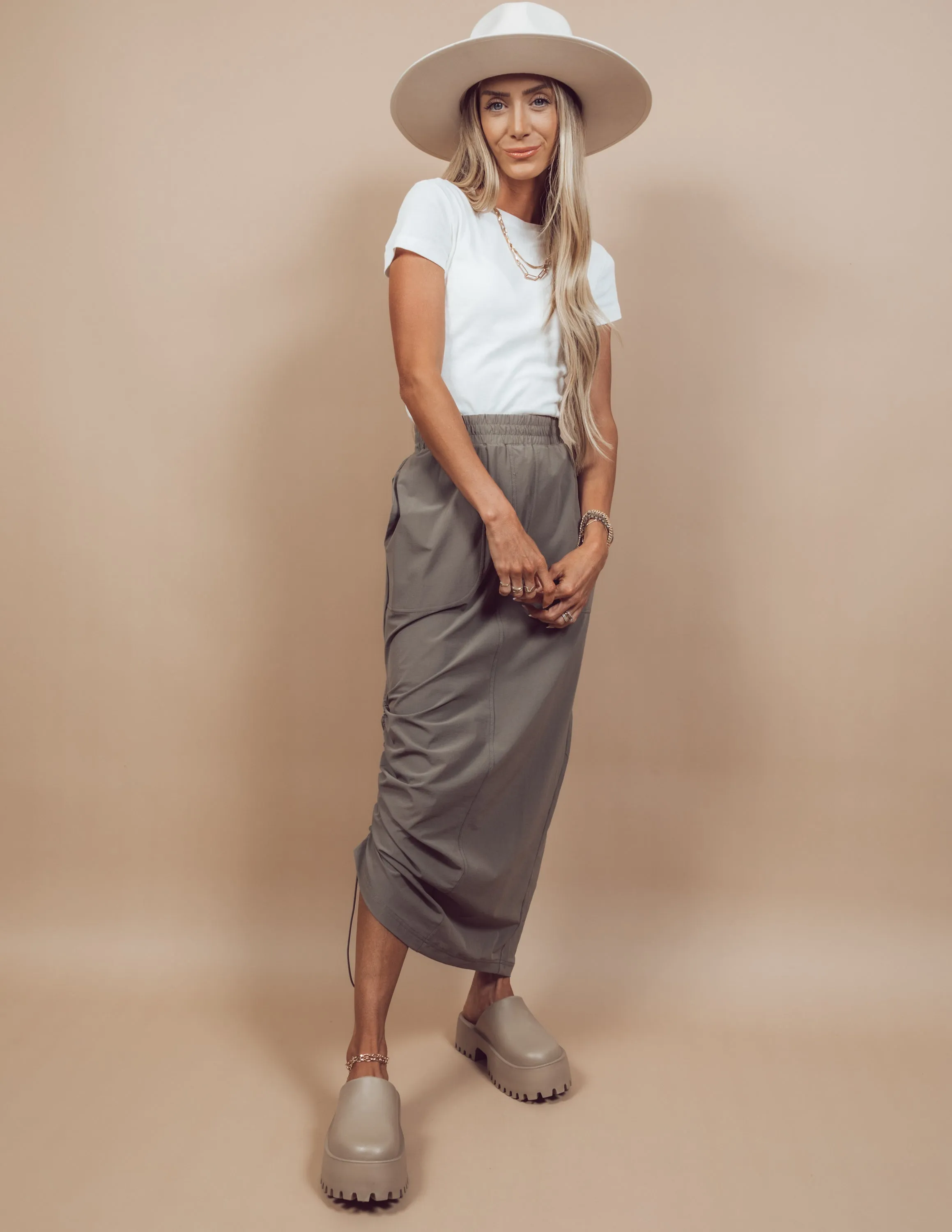 Oaklyn Cargo Maxi Skirt