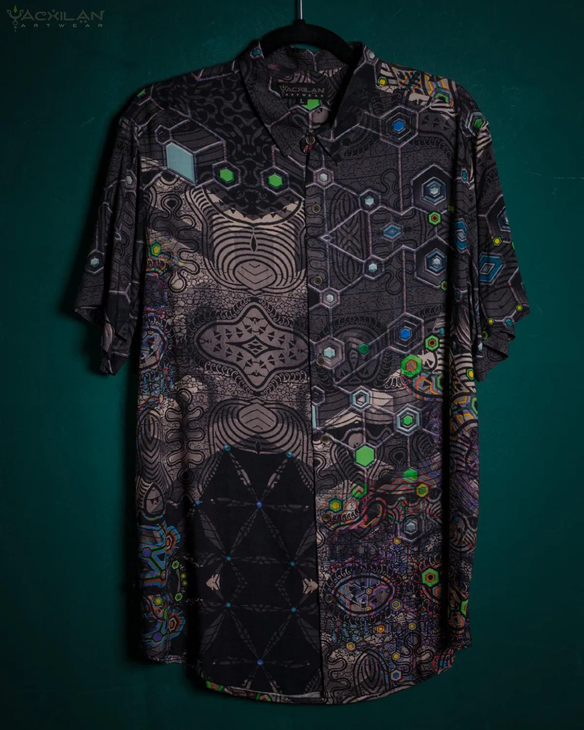 Shirt Men Half Sleeves / Viscose - PSYGALAK