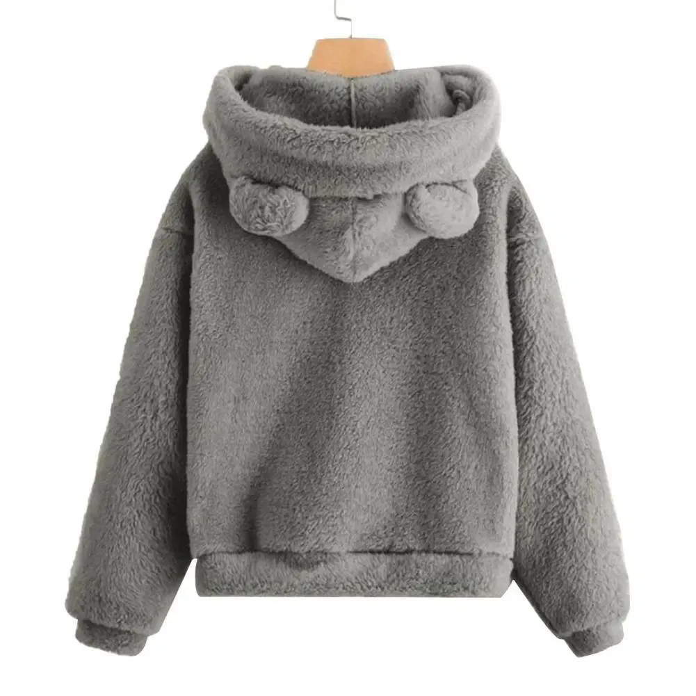 Winter Women's Hoodies Winter  Long Sleeve Rabbit Ear Sweatshirt