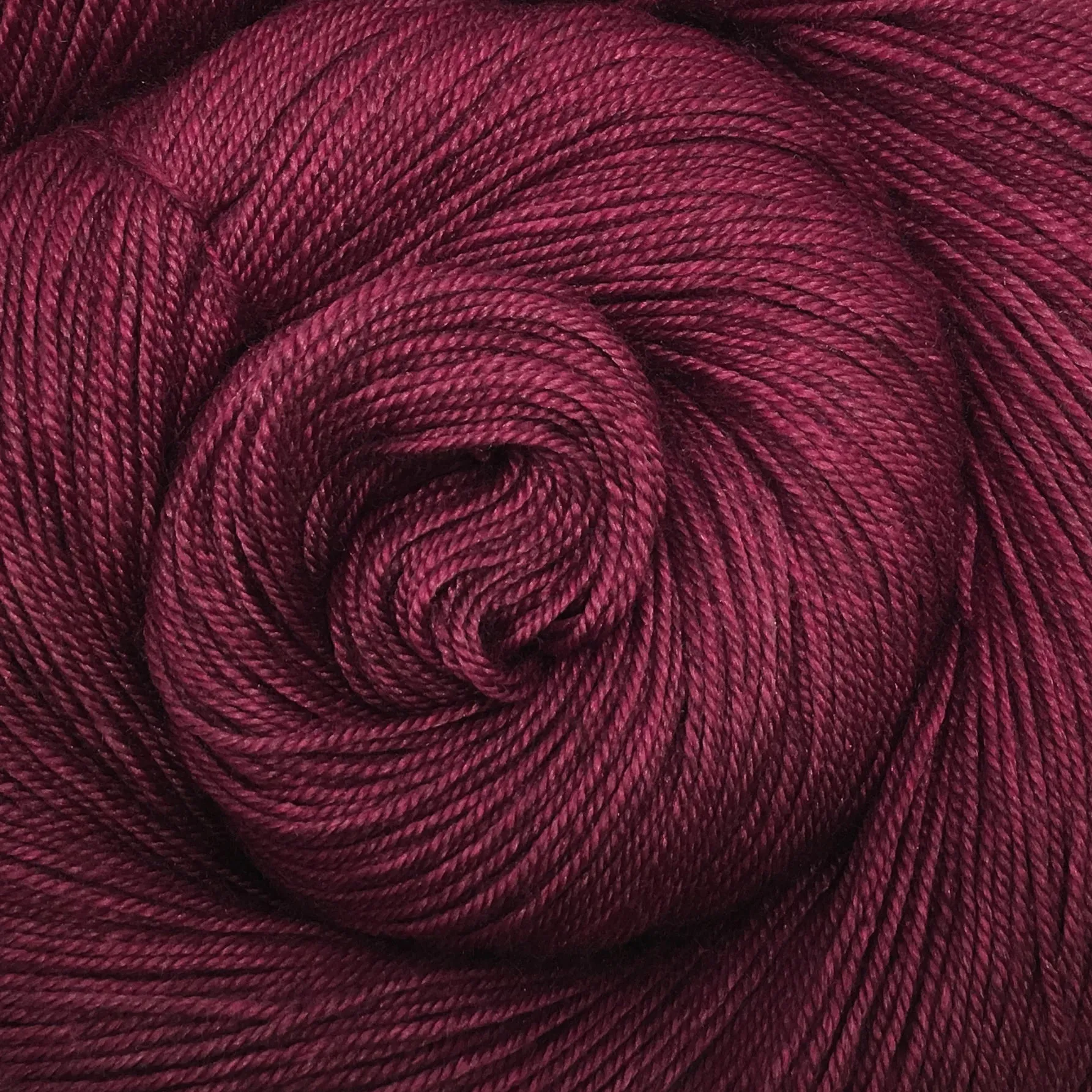 Yakity Yak Fingering Weight Yarn - Magenta Semi Solid