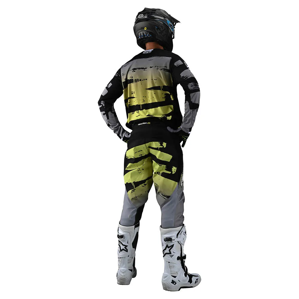 Youth GP Pant Brushed Black / Glo Green